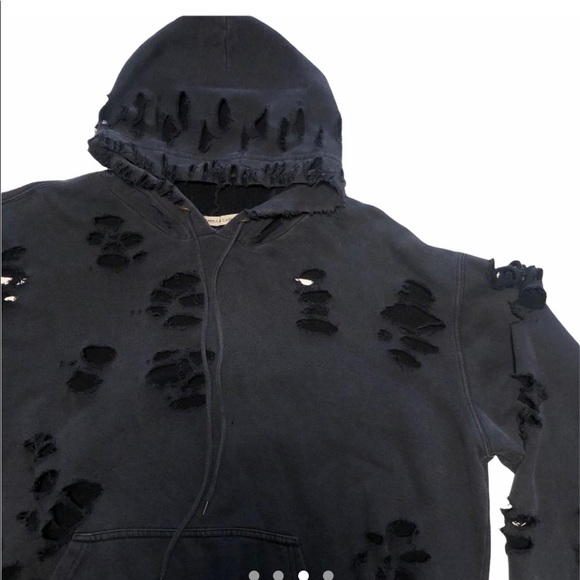 Emma and Sam distressed black hoodie - Picture 3 of 4